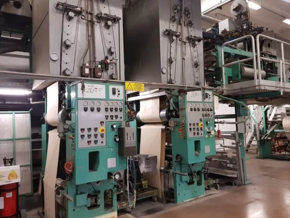 3#4896 Roto screen Emboss combination machine