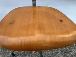 R55 Sgabello industriale vintage in ferro