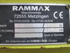 24#4419 Rullo per terre armate Rammax RW1504