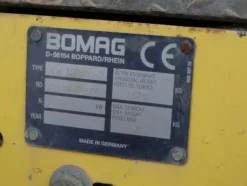 1#5442 Rullo tandem Bomag