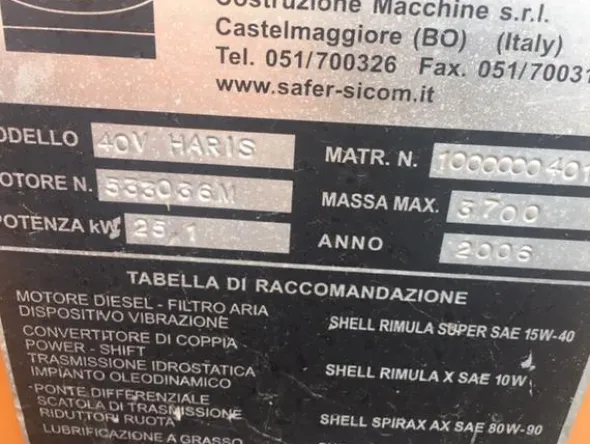 6#3661 Rullo tandem Sicom 40V Haris