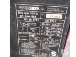 Saldatrice a filo continuo cebora