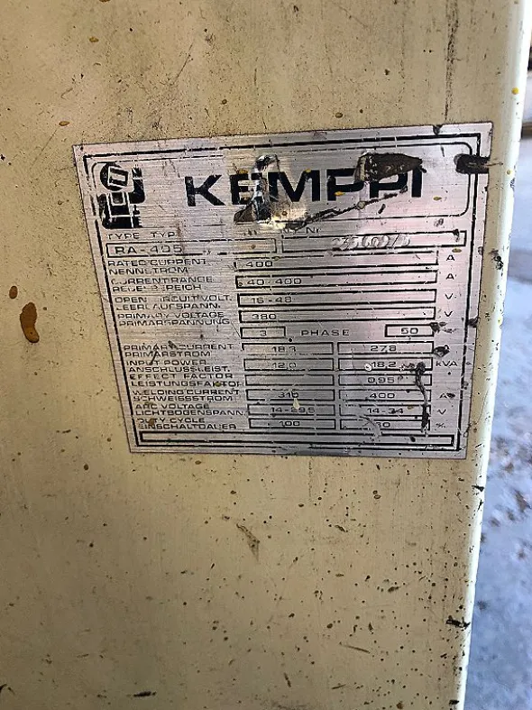 Saldatrice a filo Kemppi RA 405