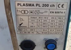 15#4425 Saldatrice e taglio plasma Iceb PL 200