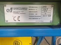 Saldatrice per lame a nastro - VANINETTI EV 330