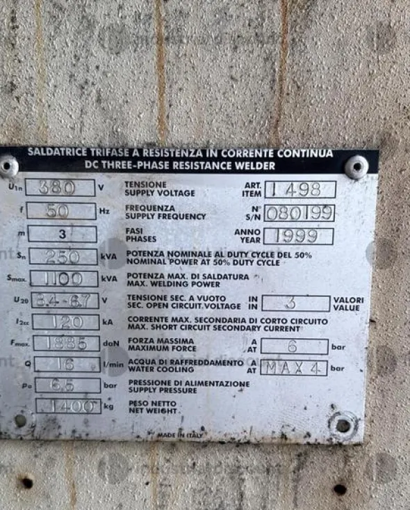12#9717 Saldatrice TECNA TE183