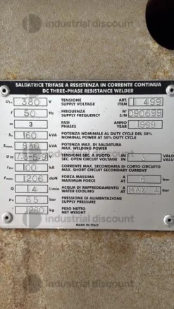 7#9717 Saldatrice TECNA TE183