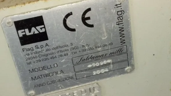 3#8421 Saldatrici per PVC