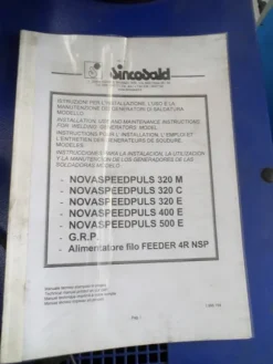 1#5238 Saldatrici Sincosald e carrello motorizzato Air Liquide