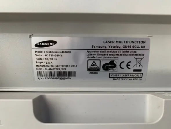 4#5160 SAMSUNG SLX4070FX
