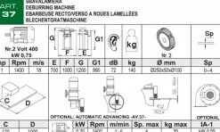 Sbavatrice Aceti ART.37 Nuova