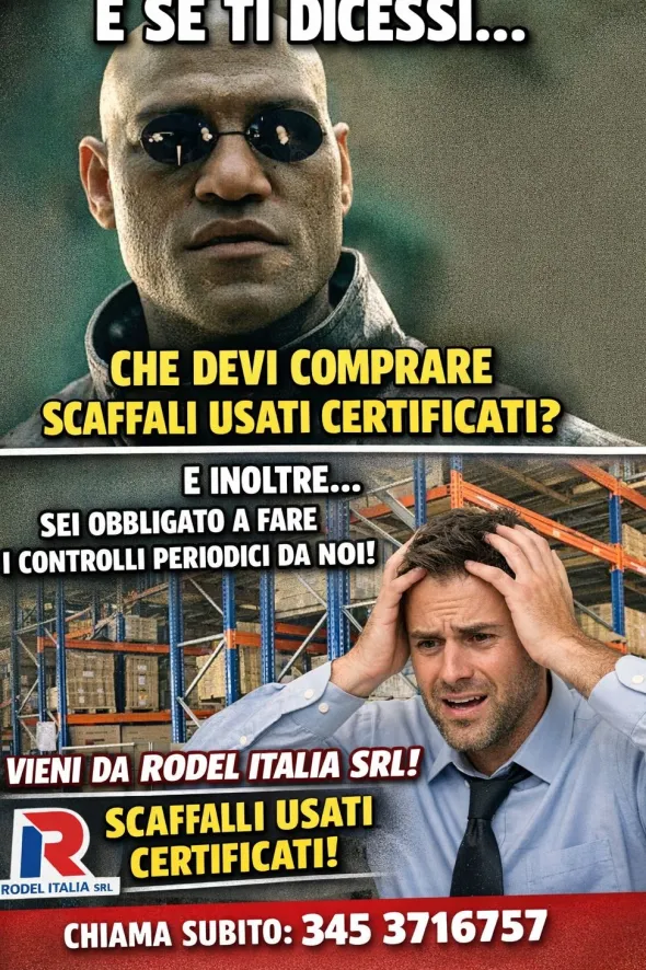 Scaffalatura certificata