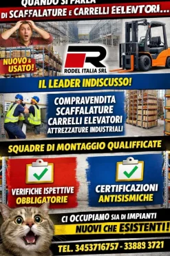 Scaffalatura certificata Rodel Italia