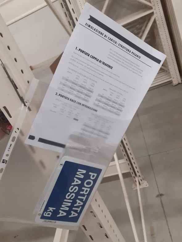 Scaffalatura daMagazzino pari al nuovo