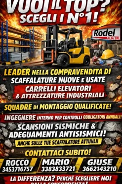 Scaffalatura industriale