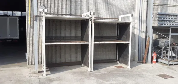 SCAFFALATURA INDUSTRIALE 6 pallets EPAL 80x120
