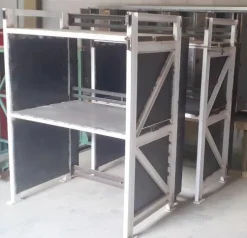 SCAFFALATURA INDUSTRIALE 6 pallets EPAL 80x120
