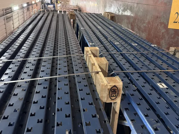 Scaffalatura industriale usata