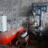 3#7277 Scaffalatura in ferro e attrezzatura