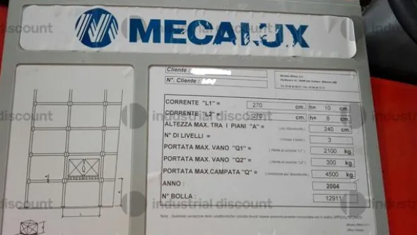 5#9856 Scaffalatura Mecalux porta pallet