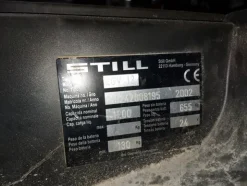 4#6135 Scaffalature e muletto elettrico Still