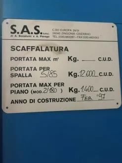 82#8655 Scaffalature industriali