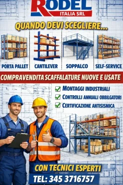Scaffalature industriali Rodel Italia