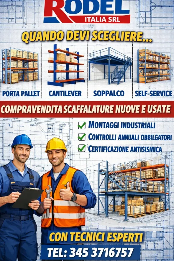 Scaffalature industriali Rodel Italia