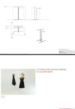 Scaffalature usate per negozio