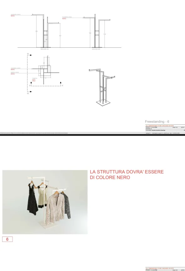 Scaffalature usate per negozio