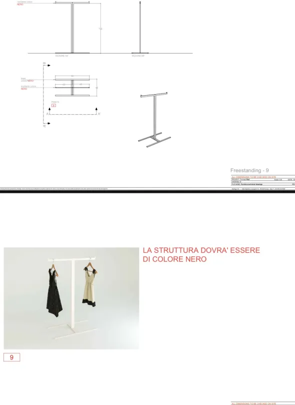 Scaffalature usate per negozio