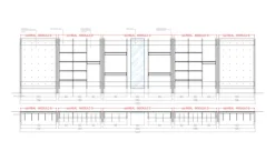 Scaffalature usate per negozio