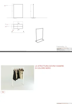 Scaffalature usate per negozio