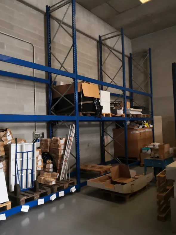Scaffali pallets 8 campate metri 21,60 altezza mt 5,5