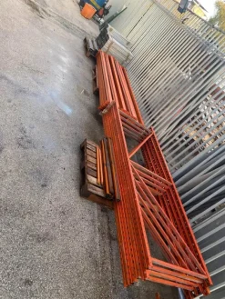 scaffali porta pallet 23 metri su 2 livelli