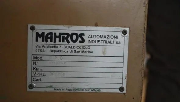 6#3709 Scaricatore Mahros