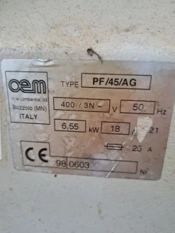28#8391 Schiaccia pizza Oem 45 cm