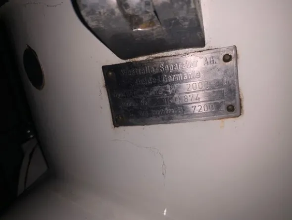 4#6331 Scrematrice Westfalia