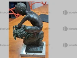5#9885 Scultura in bronzo