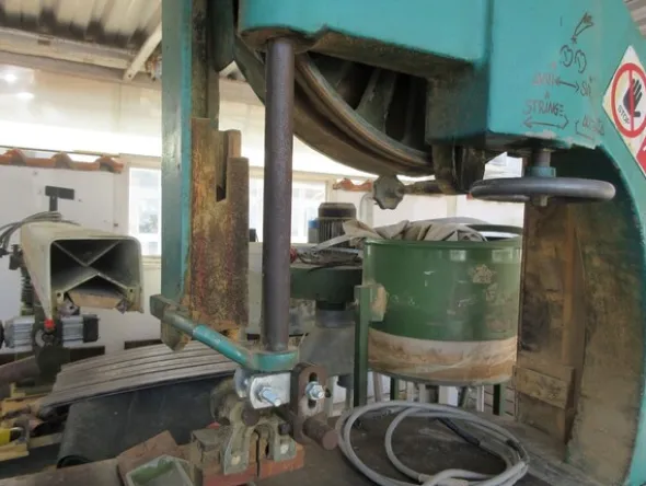 1#6017 Sega a nastro Centauro e attrezzature lavorazione legno