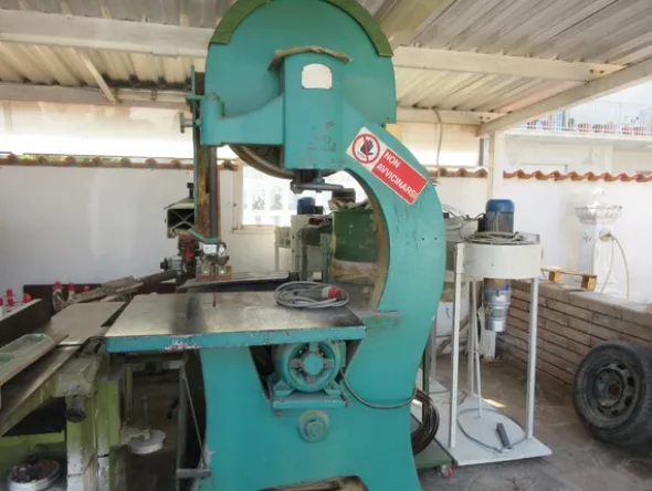 1#6017 Sega a nastro Centauro e attrezzature lavorazione legno