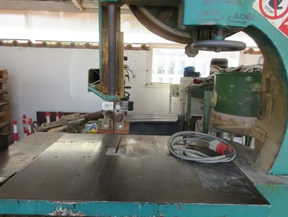 1#6017 Sega a nastro Centauro e attrezzature lavorazione legno