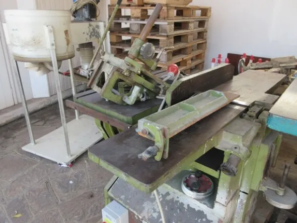 1#6017 Sega a nastro Centauro e attrezzature lavorazione legno