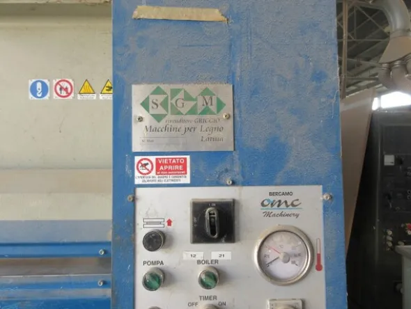 3#5855 Sega a nastro Centauro e calibratrice Scm