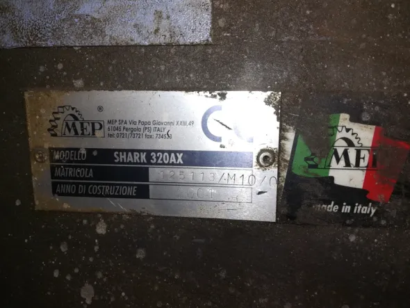 Sega a nastro MEP SHARK 320 AX