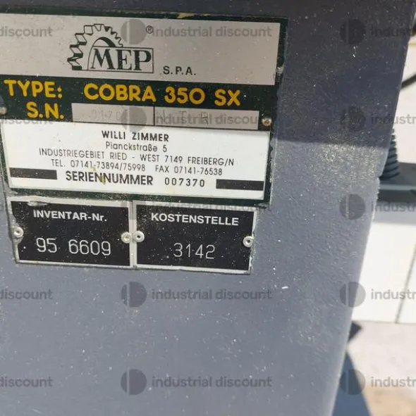 18#10277 Sega circolare Mep Cobra