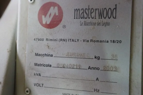 11#6340 Sega multilame Gabbiani e bedanatrice CNC Masterwod