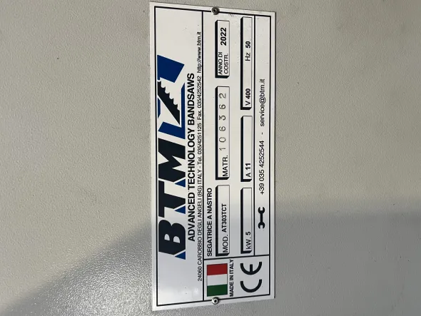 Segatrice a nastro Automatica BTM seminuova