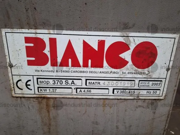 2#9186 Segatrice a nastro Bianco