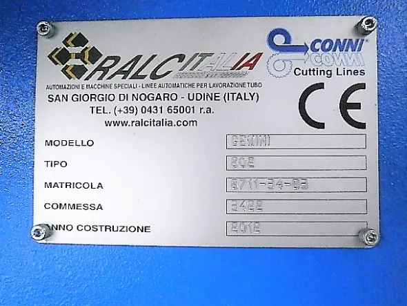 Segatrice automatica Conni Gemini 802